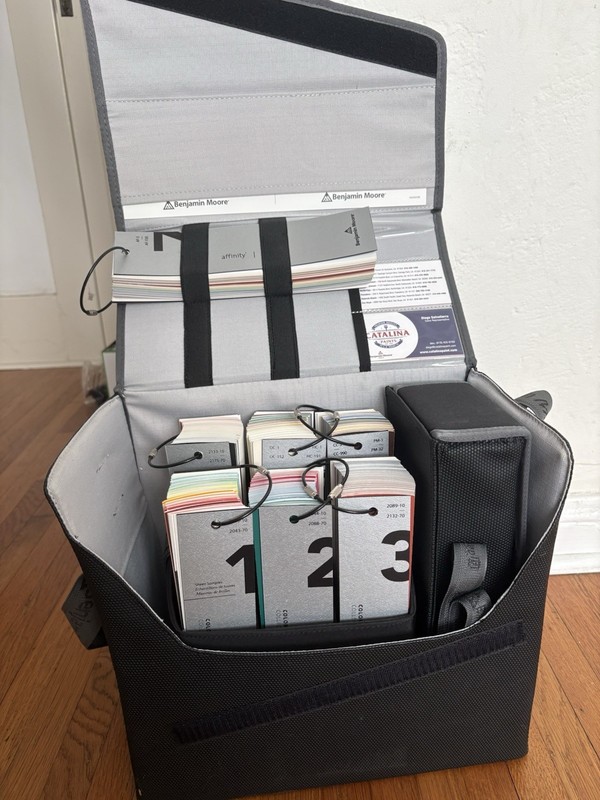 Benjamin Moore Color Preview & Collections Paint Fan Deck Case Strap Sample Kit