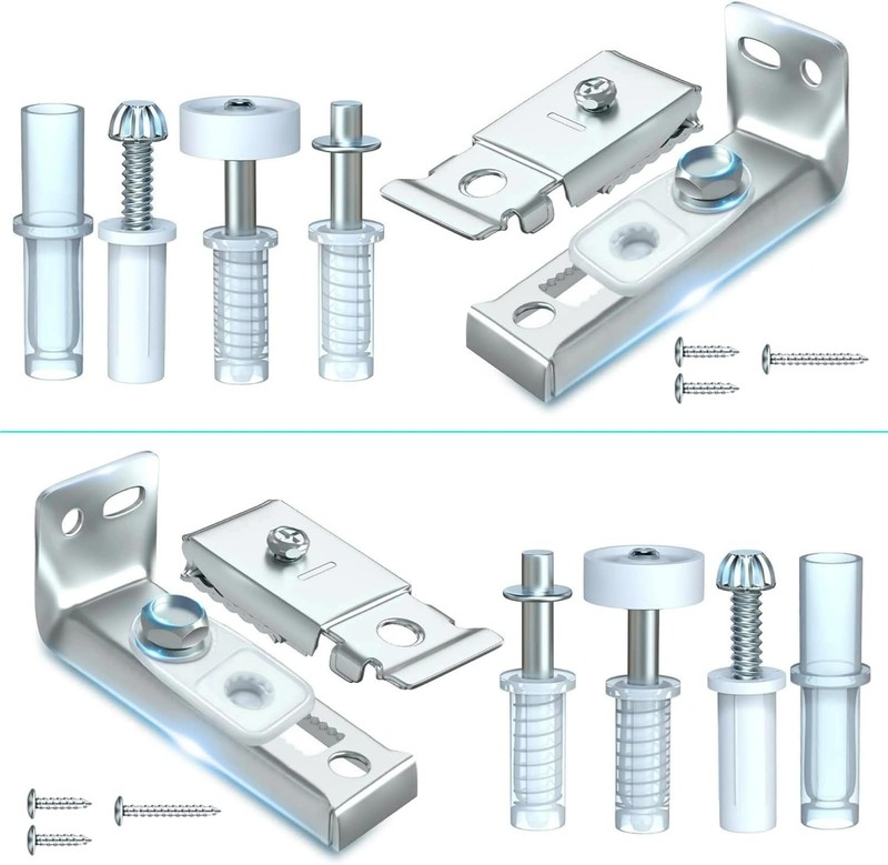 2 Pack Bifold Door Hardware Repair Kit – Ideal Replacement Parts for Bi – Fold &