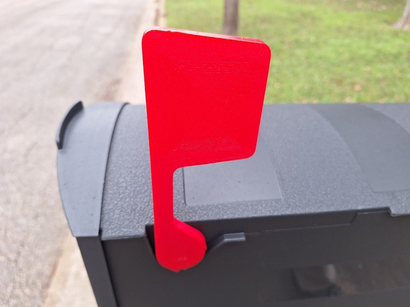 Full-Size Red Mailbox Replacement Flag for Rubbermaid/Gibraltar Durable Snap-Fit gallery