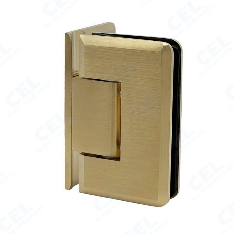 CP1N044, Wall Mount Offset Back Plate Hinge for 3/8' to 1/2' glass Shower Door gallery