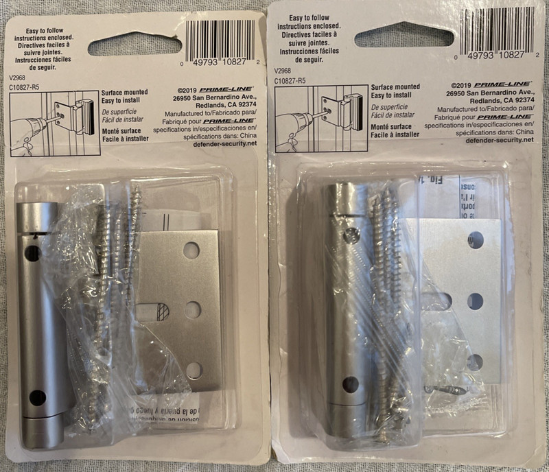 2-Prime-Line Door Reinforcement Locks– 3″ Aluminum Stop, Withstands 800 lb Force gallery