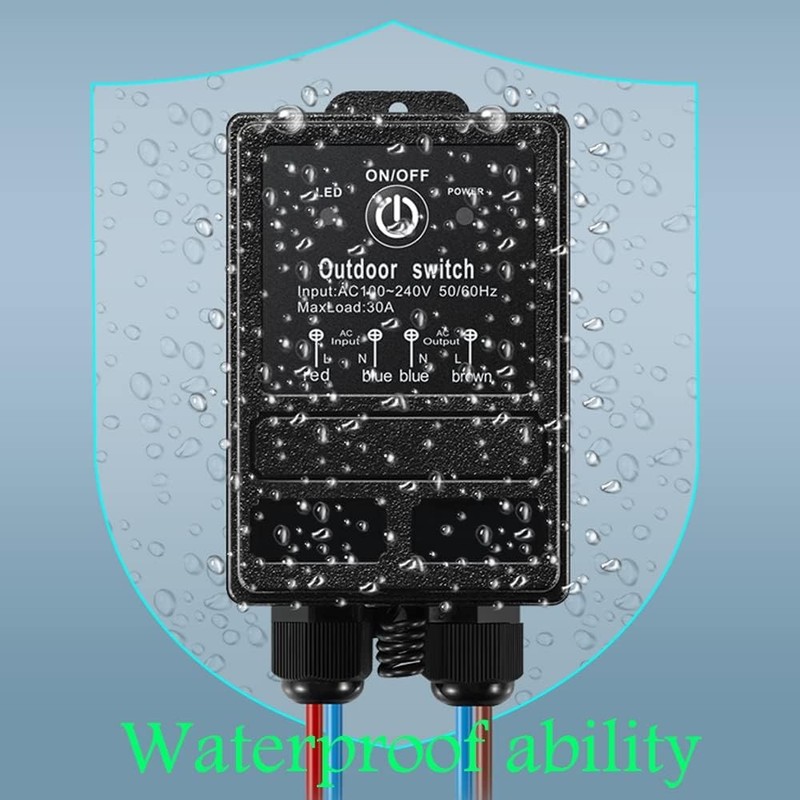 12v Remote Control Relay Switch, DC 12V-72V Wireless Switch 328ft Long Range, Wa gallery