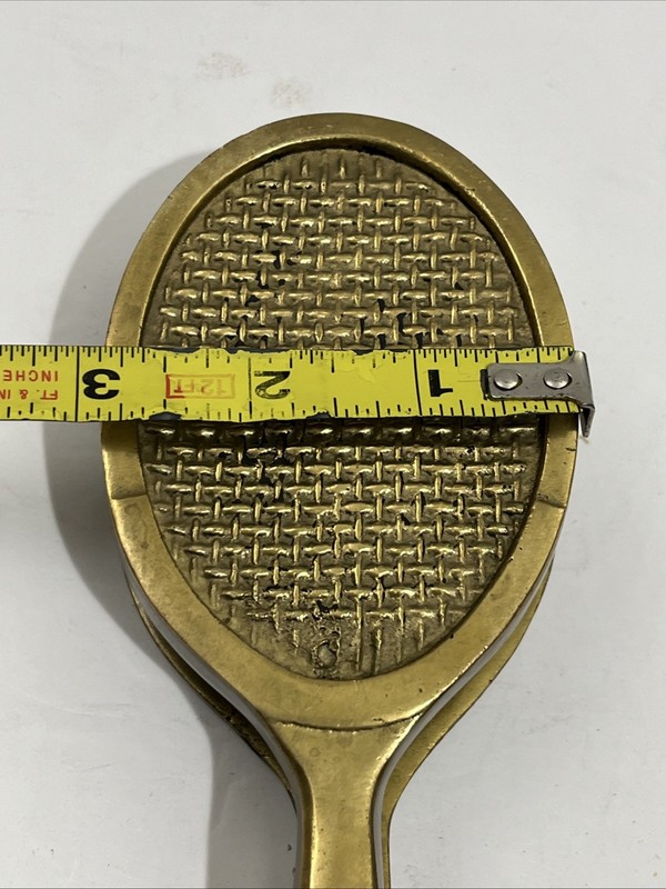 dav Windcurrent Collection Tennis Racket Solid Brass Door Knocker 8 3/4” gallery