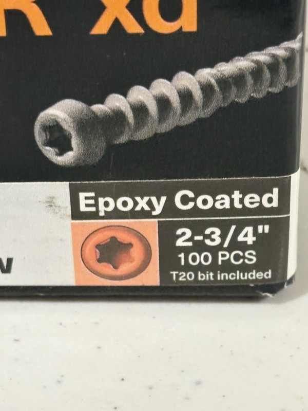 Starborn 100 Piece CAP-TOR XD Expoxy CEDAR #81 Deck Screws 10 X 2-3/4" 100pcs gallery