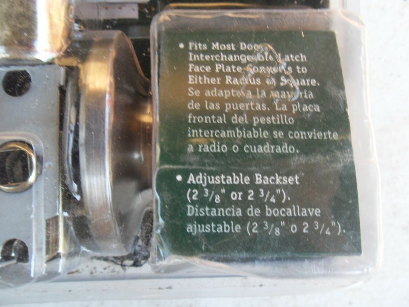 Defiant Locking Interior Non Locking No Key Needed All Metal-NIB. gallery