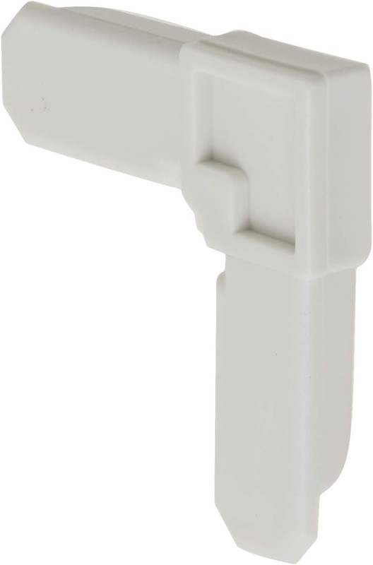 MP7729-50 Screen Frame Corner, 5/16 In. x 3/4 In., White Plastic 50 Pack gallery