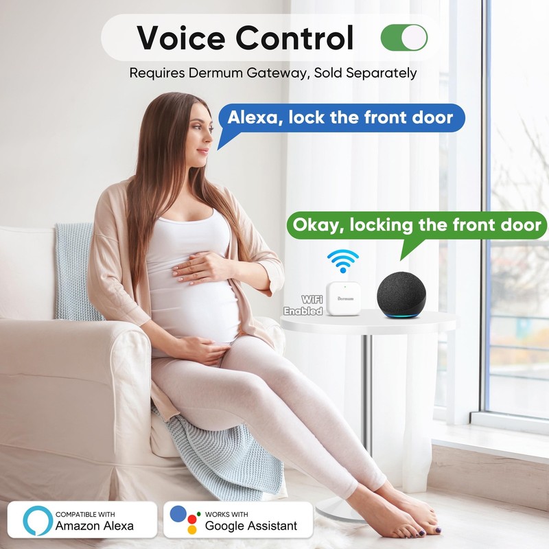 Keyless-Entry Fingerprint Digital Smart Lock: Electronic Door Lock with Code ... gallery