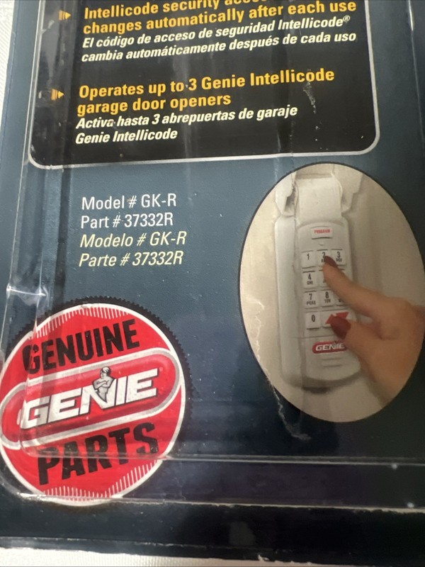 Genie Intellicode Wireless Keyless Keypad Garage Door Opener (37332R) gallery