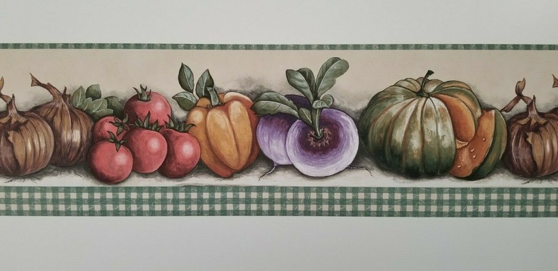 Multiple Vegetables Wallpaper Border