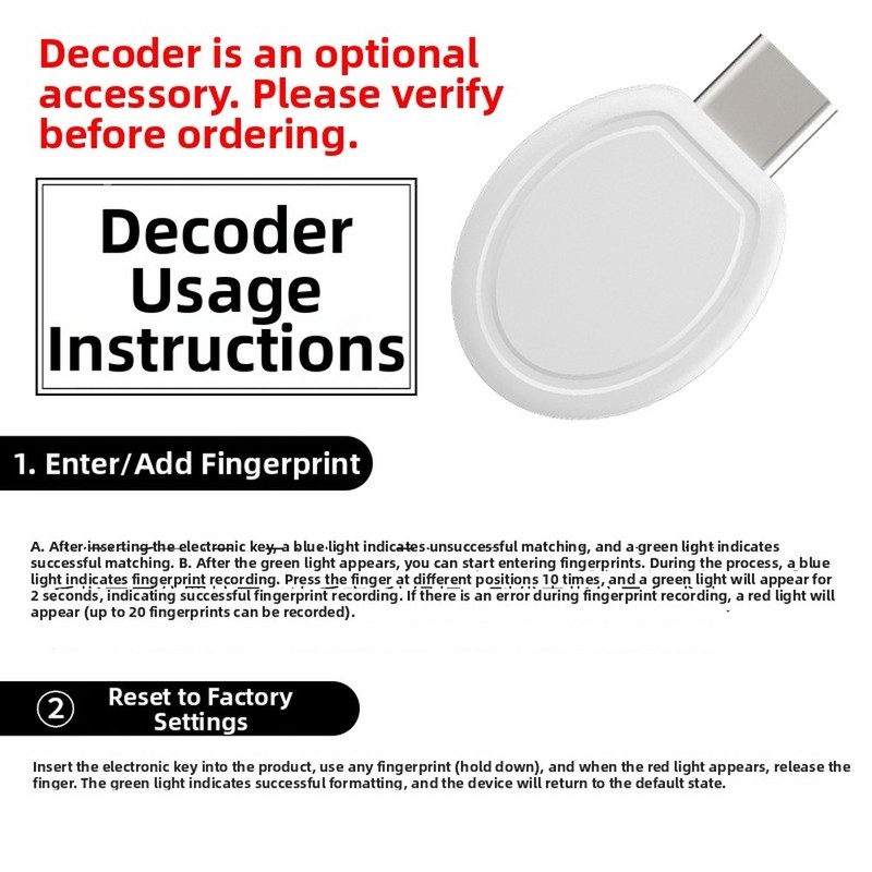 Smart Padlock with Fingerprint Only Mode and USB Key Override for Safety gallery