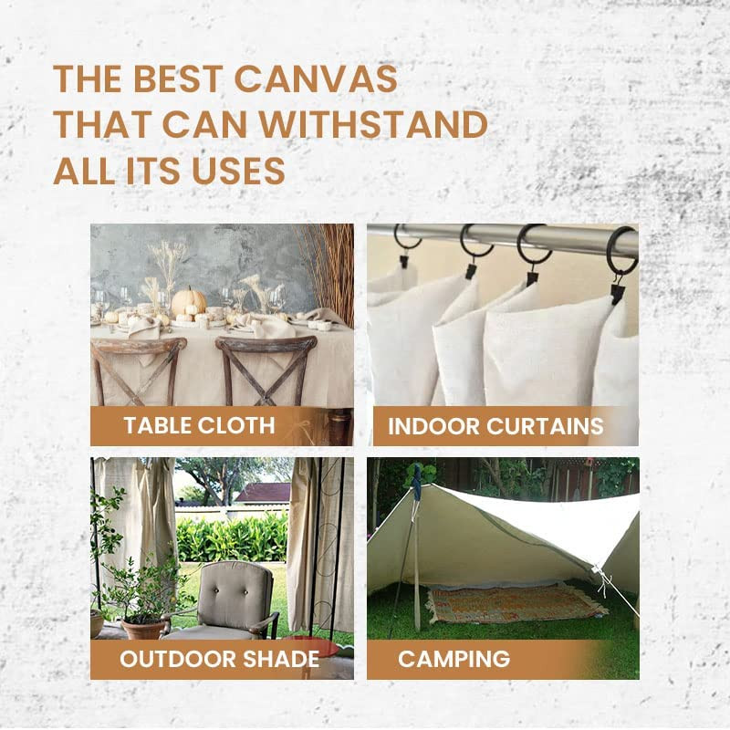 Canvas Drop Cloth For Painting size 4 X 15 Feet Pack Of 2 Pure Cotton Painters gallery