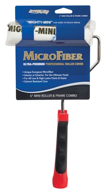 ArroWorthy 611B-MFR3C Barracuda Threaded Mini Paint Roller Frame 11 x 1-1/4 in.