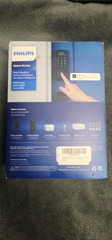 Phillips Smart Access Deadbolt 4000 Series Unopened New In Box With Wifi Bridge. gallery