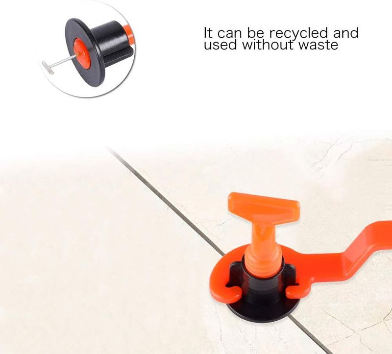 【Upgrade Version】Tile Leveling System 1/16" Kit Reusable, 300Pcs Tile Leveler Sp gallery