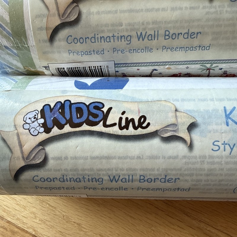 Kids Line Nursery Wallpaper Border 2 Rolls 60 Feet KENYA Jungle Animals NEW gallery