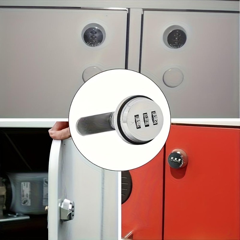 Easy-To-Use Reliable Convenient Robust Dependable Sleek 3-Digit Combination Lock