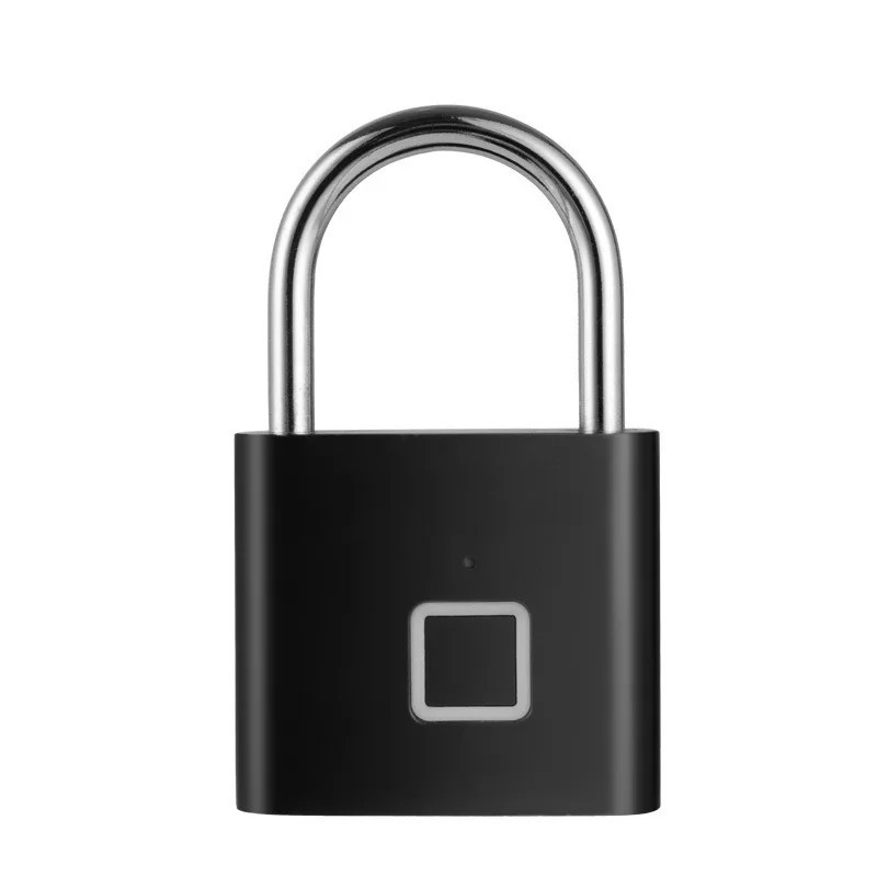 Smart Fingerprint Padlock Waterproof USB Rechargeable Keyless Lock