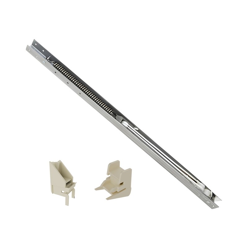 Brixwell Window Channel Balance 12" L, 3-6 lbs Sash, With Sash Guide,Aluminum