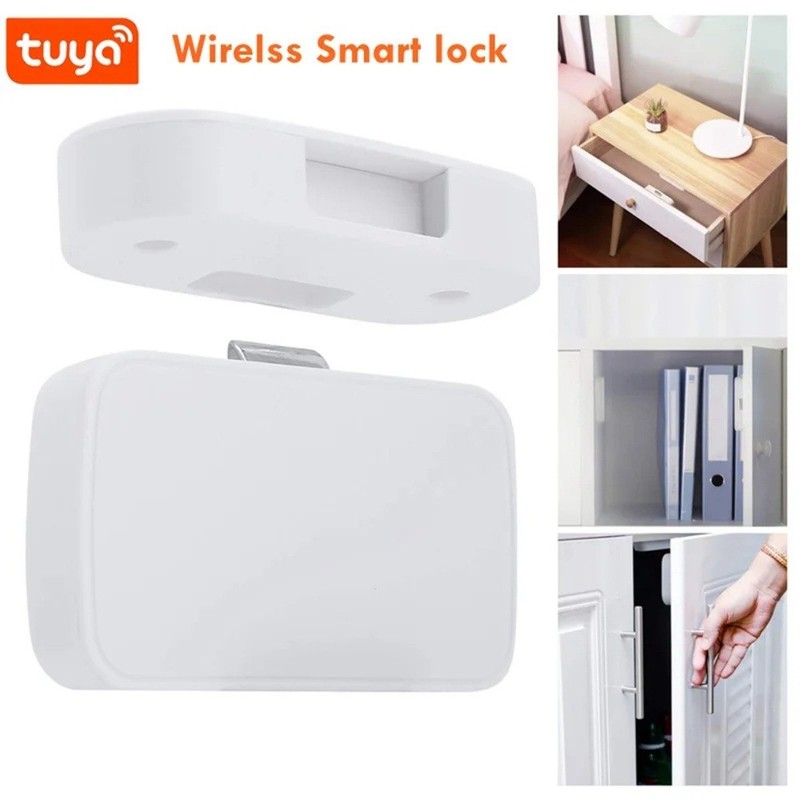 Tuya Smart Drawer Lock Bluetooth Lock Smart Home Security-Protection APP gallery