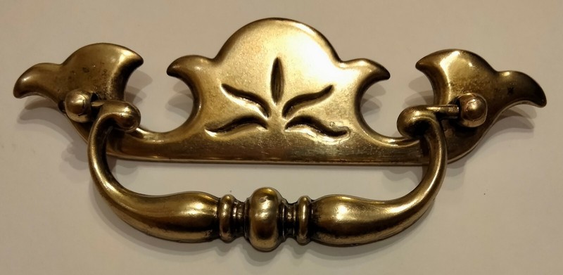 5 KBC Colonial Style Drop Bail Drawer Pulls & 10 Heavy Round Dome Knobs & 1 Faux gallery