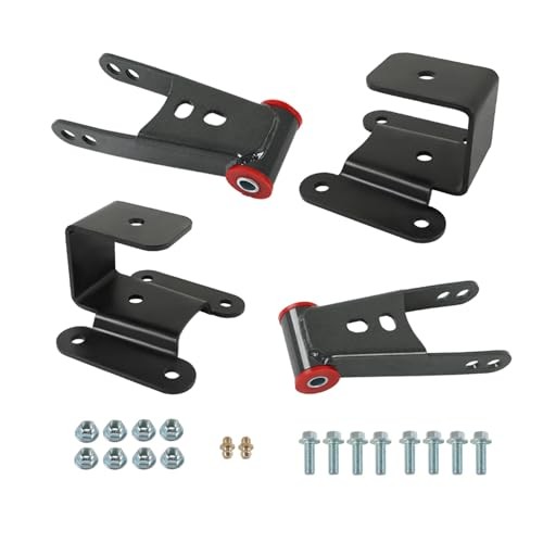 2″-4″ Drop Shackles Hangers Lowering Kit Replacement for Ram 2500 3500 2WD 4WD