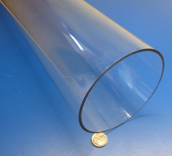 Polycarbonate Lexan Clear Tube / Tubing 5.00″ x 4.75″ (5.0″ x 4 3/4″)-953