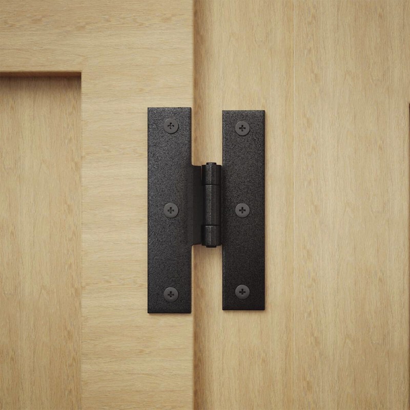 H-Style Cabinet Hinge Wrought Iron Offset Door & Cupboard Hinge Renovators Suppl