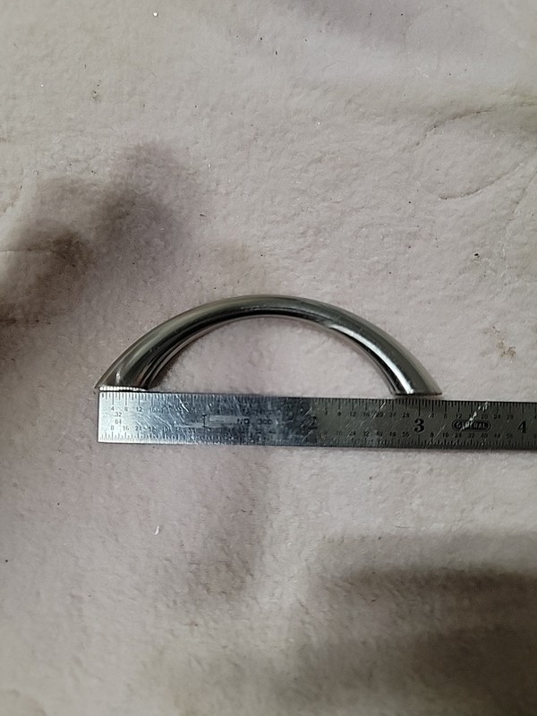 KNOBWELL 20 Pack Hole Center Solid Cabinet Pulls Brushed StainNickel
