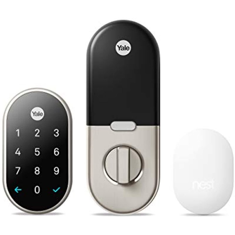 Google Nest x Yale Lock – Tamper-Proof Smart Lock for Keyless Entry – Keypad