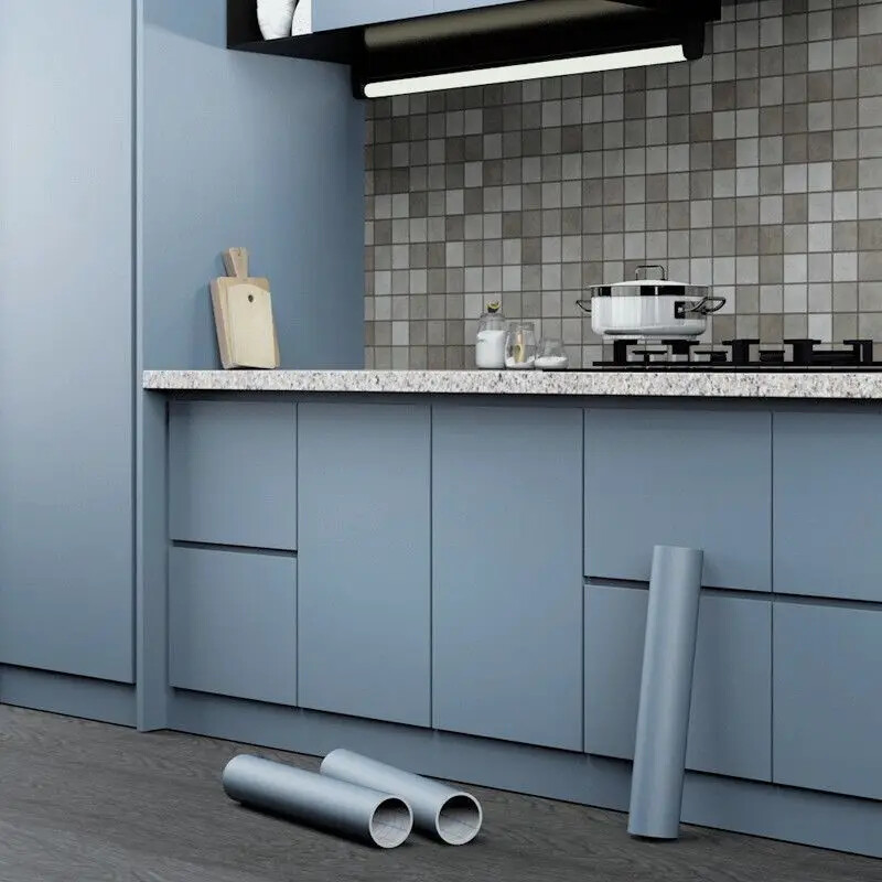 Vinyl Marble Self Adhesive Wallpaper Roll Kitchen Countertop Film Cabinet Wrap