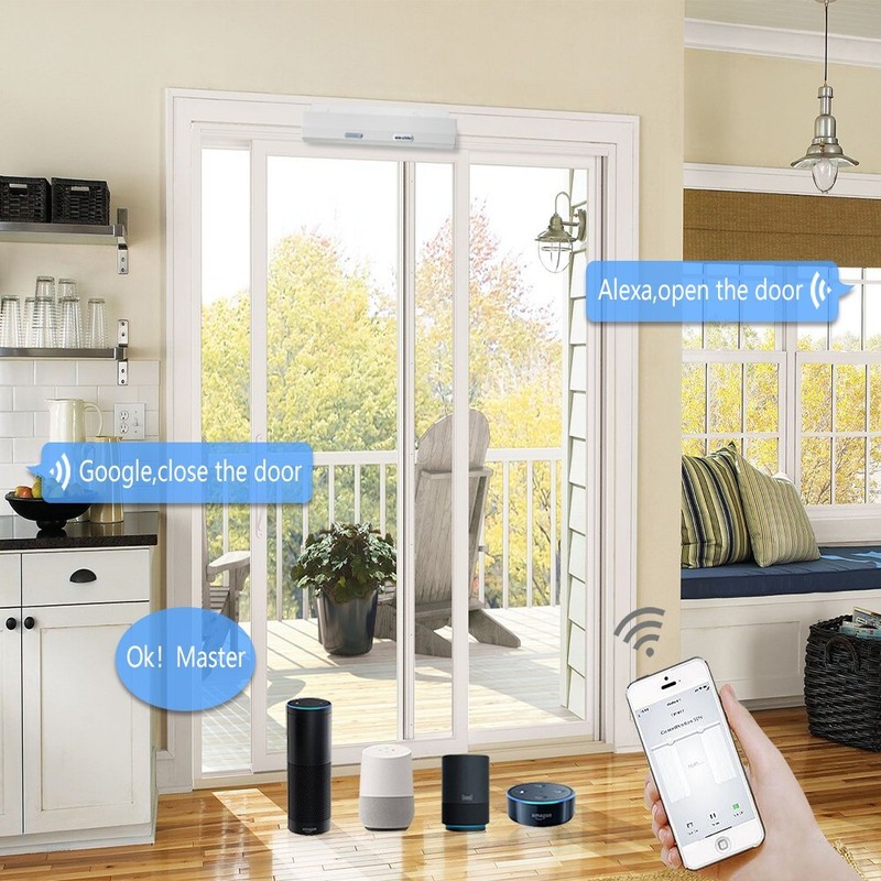 Automatic Residential Sliding Door Operator with WIFI Access Switch gallery