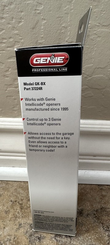 Genie Intellicode Wireless Keyless Keypad Garage Door Opener New 7460 gallery