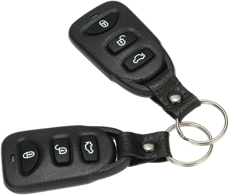 Universal Car Keyless Entry System Kit,4Pcs 12V Car Door Lock Actuator with Remo gallery