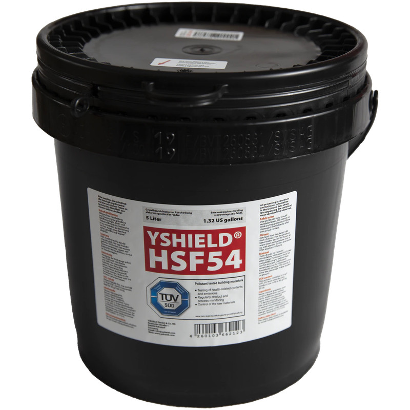 YSHIELD HSF54 – Certified EMF 5G Shielding Paint 5L (Internal/External use)