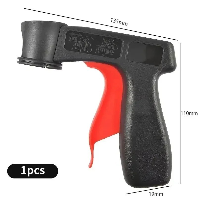1Pc Portable Reusable Spray Paint Handle Universal Handheld Spray Gun
