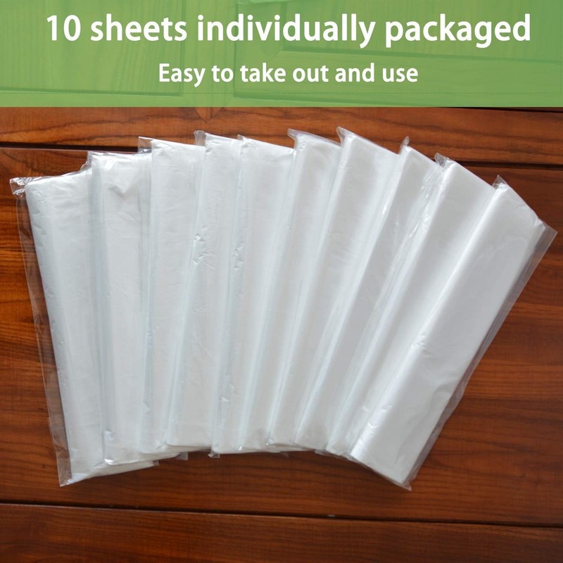 Large 9x12ft Waterproof Drop Cloth Set - 20 Disposable Sheets for Home Projects gallery