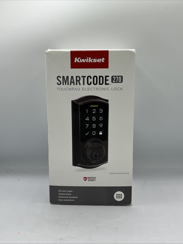 Kwikset SmartCode 270 Door Lock (Store Display Please Read) UNTESTED FOR PARTS
