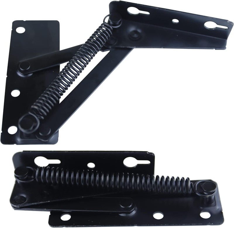 80 Degree Foldable Lifting Bracket – 1 Pair Heavy Duty Spring Hinges widely Used
