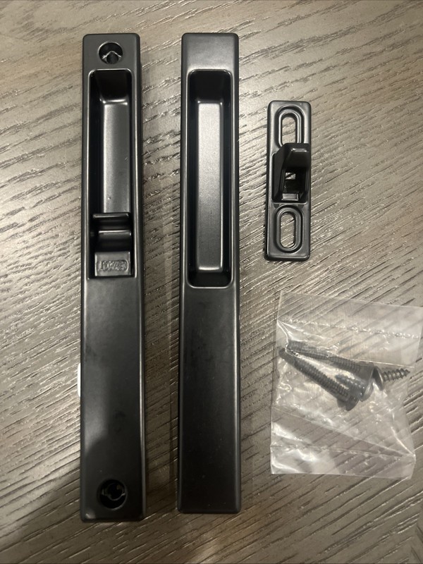 10 In Pack, DL-501 Flush Mount Single Lock Set for Sliding Glass Doors