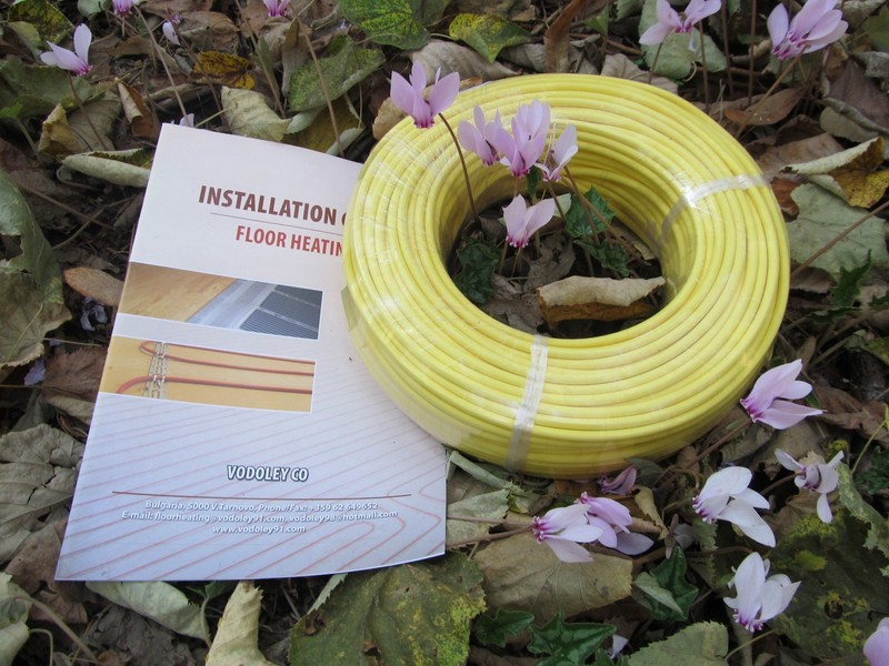 0EMF WarmTile Under Floor Heating cable 1480W 90-115sq.ft. ( 9-10sq.m )120/240V gallery