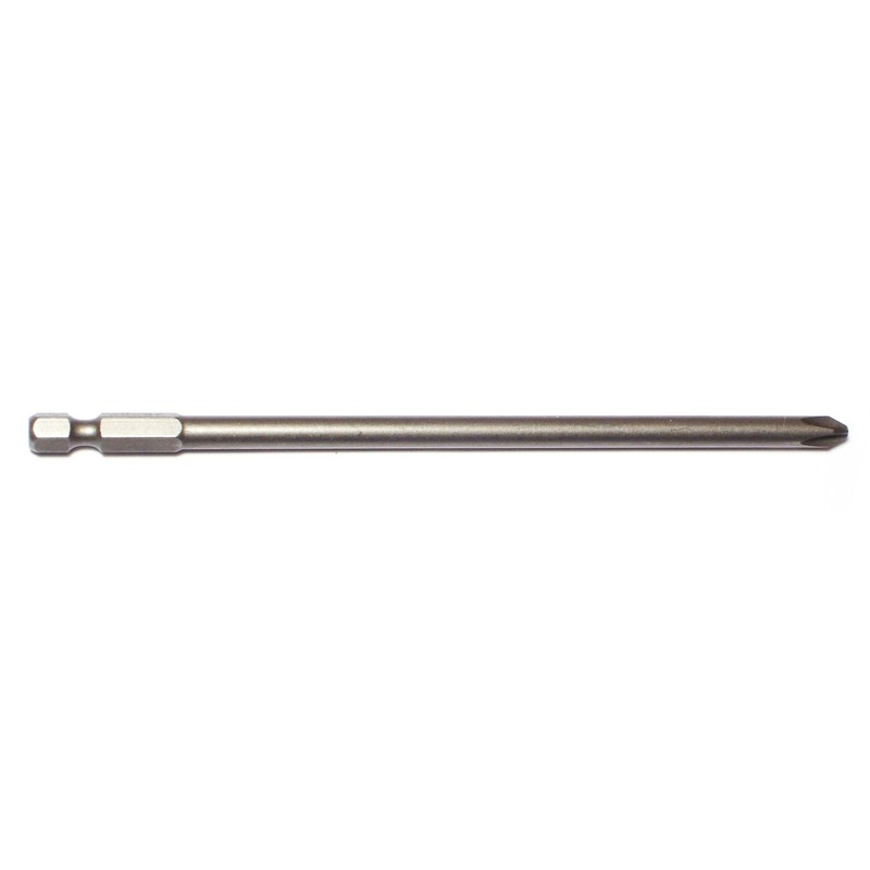 1/4″ x 6″ #2 Phillips Power Screwdriver Bits