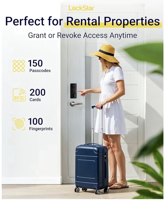 Smart Door Lock•Keyless Entry Deadbolt Door Lock•Multiple Entry Methods gallery