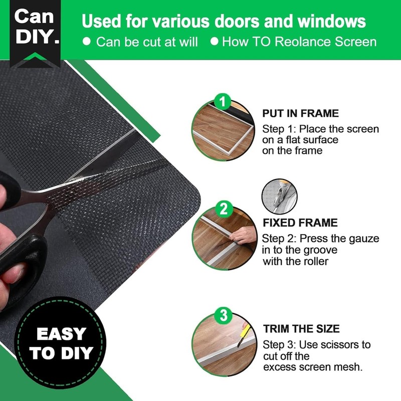Durable Pet Proof Window Screen Replacement gallery