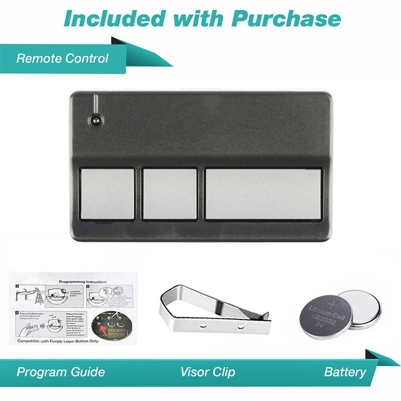For LiftMaster 971LM 3-Button Security+ Garage Door Opener Remote Control 390MHz gallery