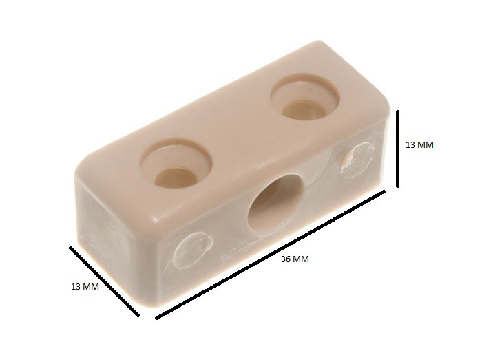 Modesty Fixit Furniture Connecting Jointing Block Beige Pack Of 1000