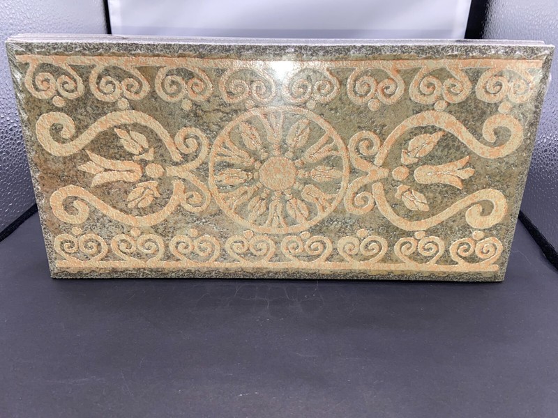 4 pc. approx 6″ x 12″ Perugia Evergreen 63758 Portobello Tile