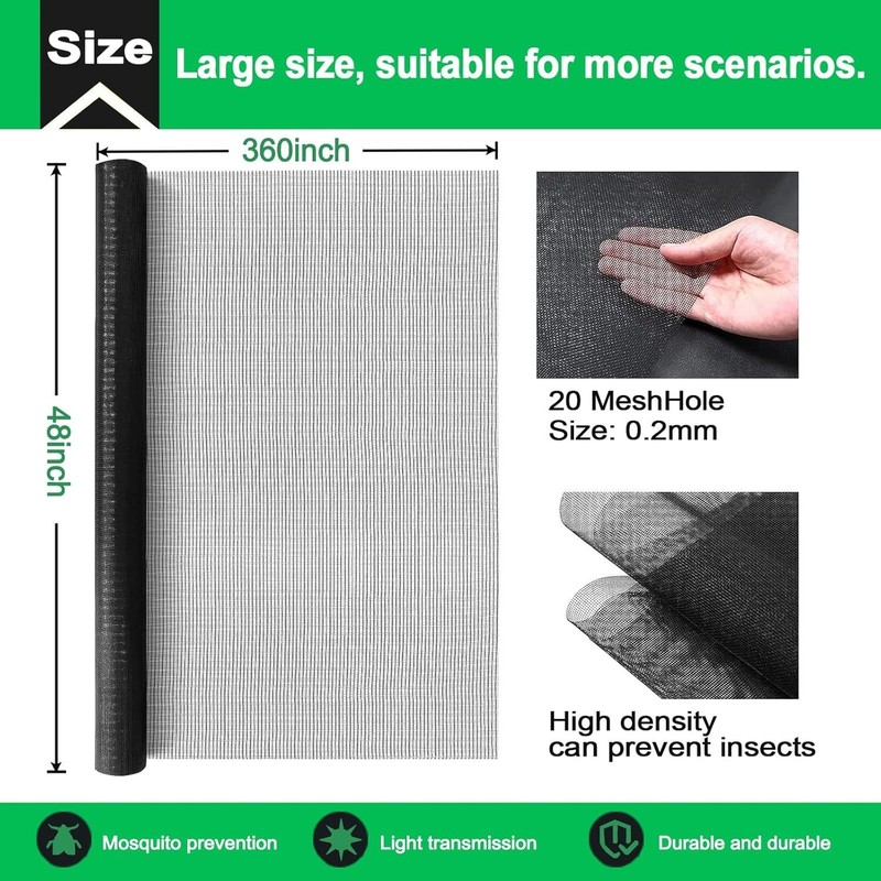 Durable Pet Proof Window Screen Replacement gallery
