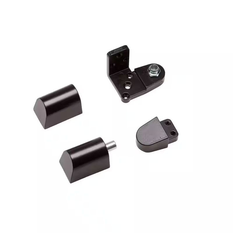 US Aluminum Style 3/4 In. Duronodic Left Hand Offset Door Pivot Hinge Set for Ad
