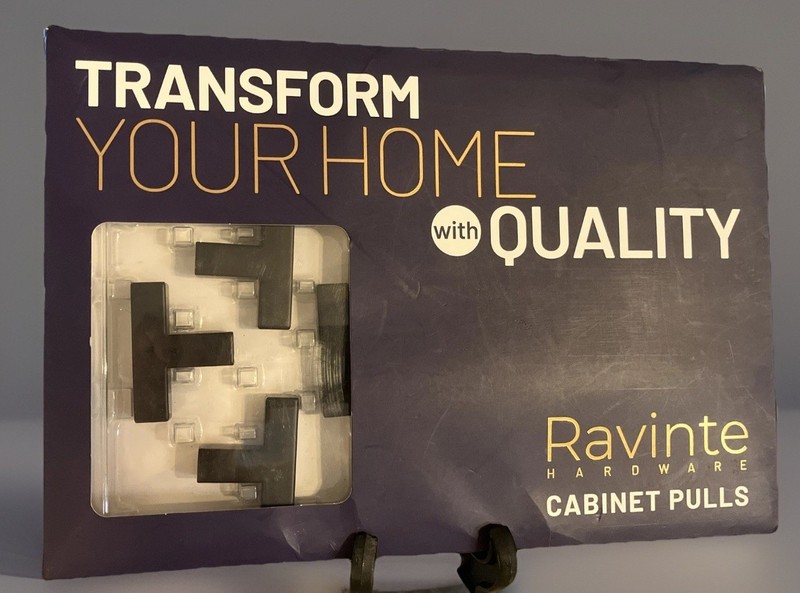 New Ravinte Cabinet Pulls Hardware Metal Black T Shape 10 Pack With Screws