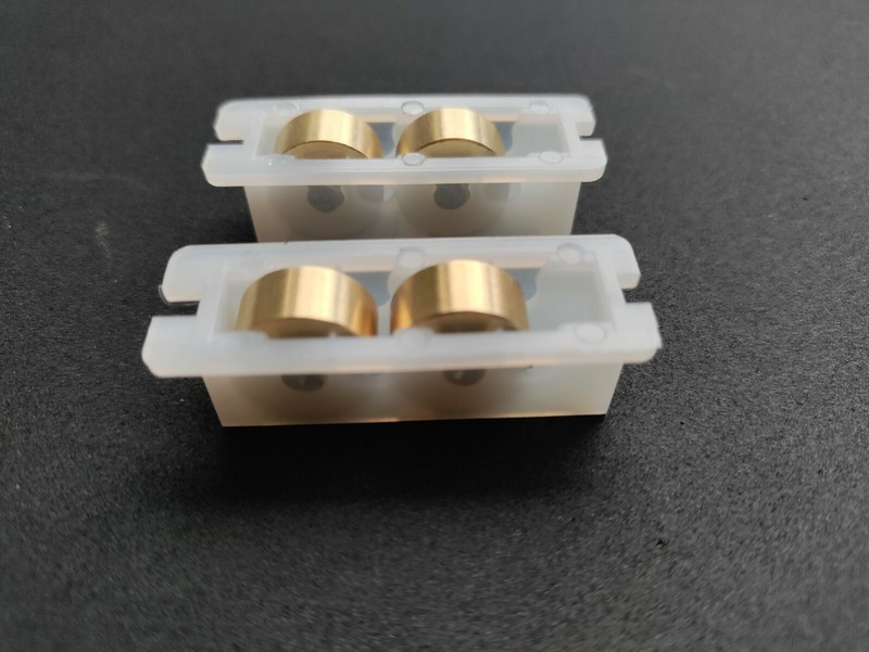 Prime-Line G 3208 Sliding Window Roller Assembly, with Brass Wheels, Pack of 2